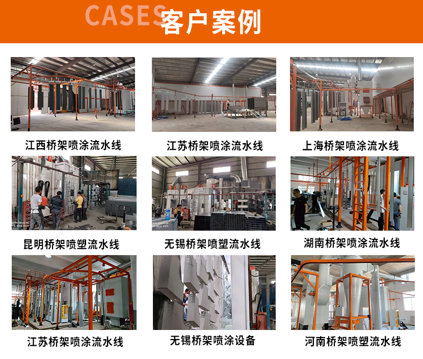 橋架自動噴涂流水線 橋架自動噴涂流水線