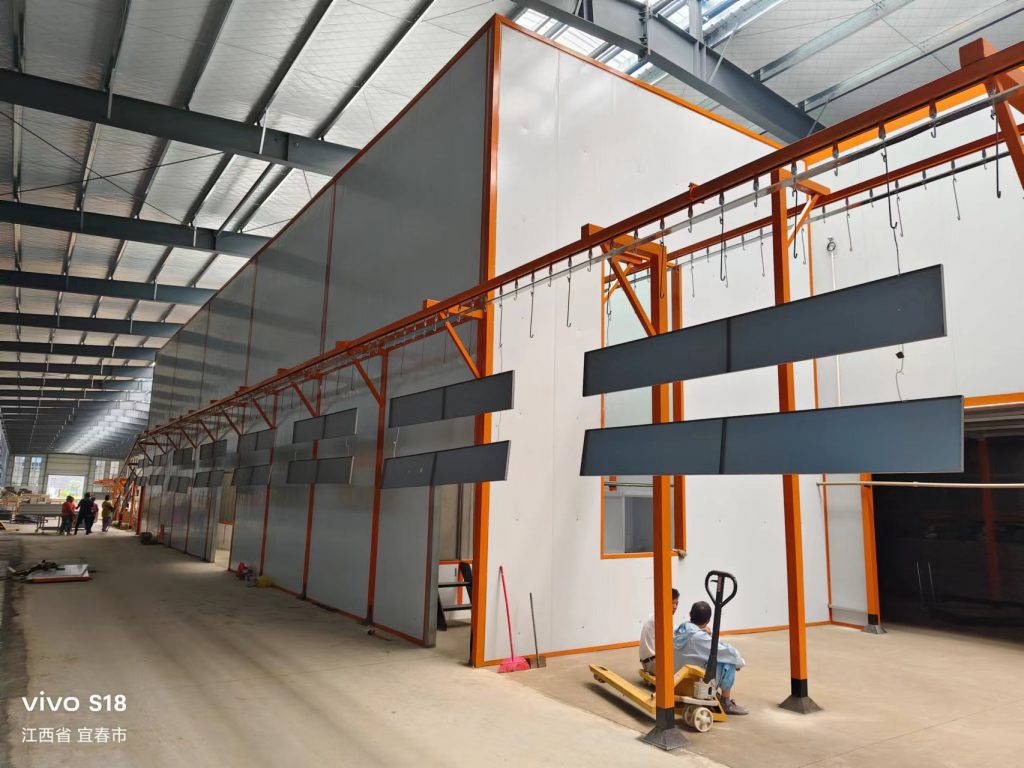 定制款-江西自動(dòng)靜電噴塑設(shè)備安裝調(diào)試進(jìn)行中! 定制款-江西自動(dòng)靜電噴塑設(shè)備安裝調(diào)試進(jìn)行中!