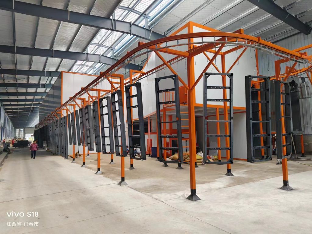 定制款-江西自動(dòng)靜電噴塑設(shè)備安裝調(diào)試進(jìn)行中! 定制款-江西自動(dòng)靜電噴塑設(shè)備安裝調(diào)試進(jìn)行中!